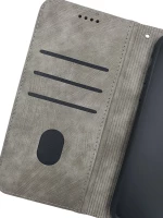 Naxius Case Book Magnet Gray Samsung A16 Naxius