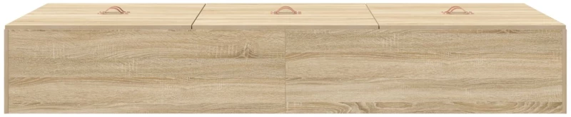 vidaXL Κρεβάτι αποθήκευσης με πλαίσιο Sonoma Oak 80x200 εκ