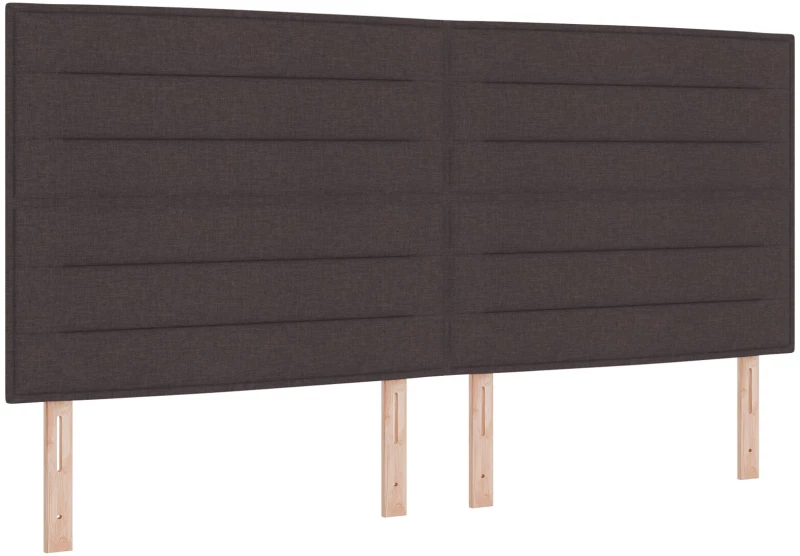 vidaXL Κρεβάτι Box Spring με Στρώμα Καφέ 200x200 εκ Υφάσμα