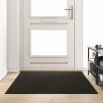 vidaXL Πατάκι Πόρτας Ορθογώνιο Μαύρο 120x180 εκ
