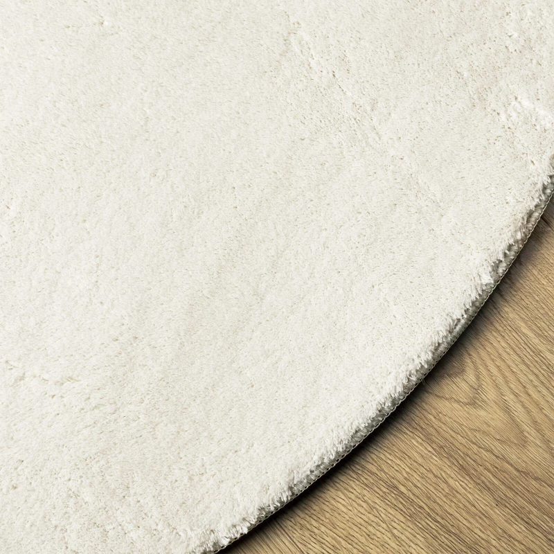 vidaXL Χαλιά Κρεμ Πολυεστέρας 80 x 150 εκ. Ωοειδές χαλί Ωοειδές