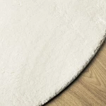 vidaXL Χαλιά Κρεμ Πολυεστέρας 80 x 150 εκ. Ωοειδές χαλί Ωοειδές