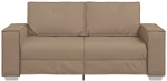 vidaXL Καναπές Loveseat Καπουτσίνο 140 εκ Συνθετικό Δέρμα