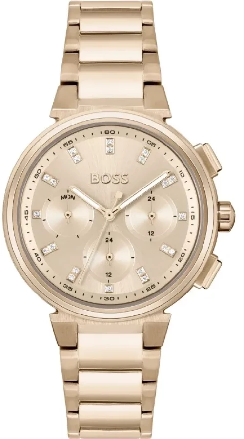 ΡΟΛΟΪ HUGO BOSS ΑΠΟ ΑΝΟΞΕΙΔΩΤΟ ΑΤΣΑΛΙ ΜΕ ΡΟΖ ΧΡΥΣΟ ΚΑΝΤΡΑΝ ΚΑΙ ΡΟΖ ΧΡΥΣΟ ΜΠΡΑΣΕΛΕ 1502678