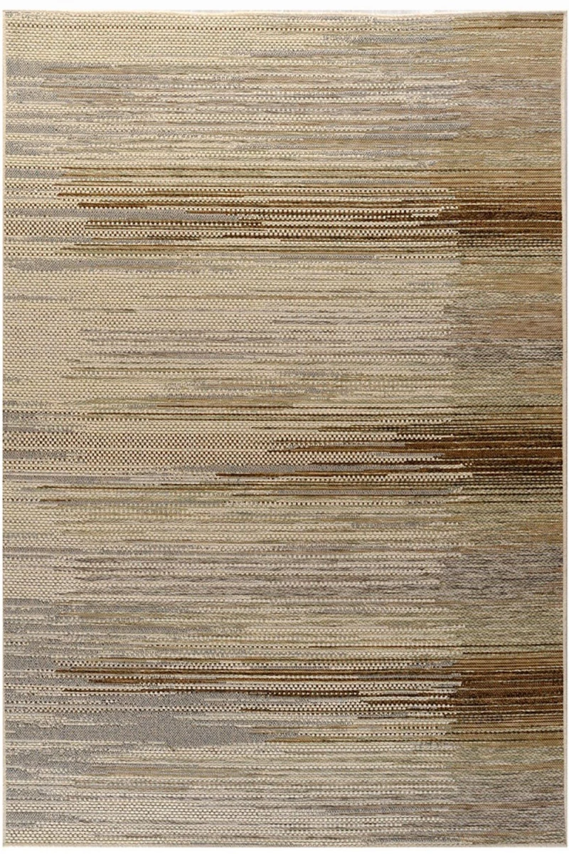 Χαλί Kemet 71002-105 Beige-Brown Merinos 160X160 Round