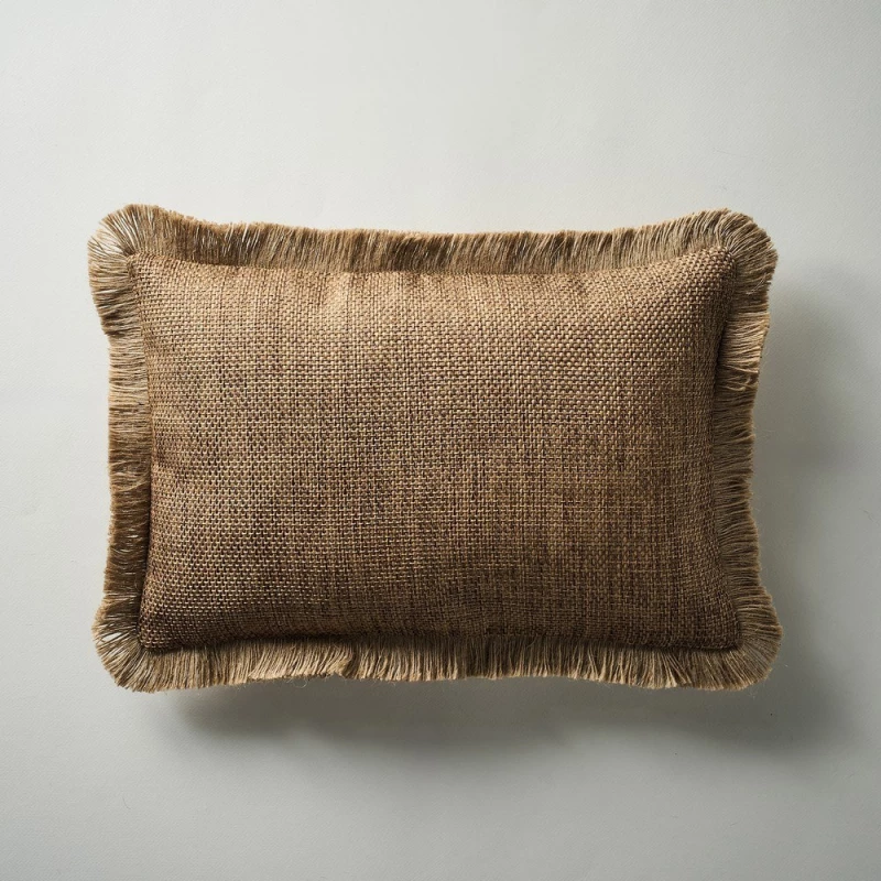 Μαξιλαροθήκη Διακοσμητική Zylina 229 06 Brown Gofis Home 30Χ45 Jute, Polyester