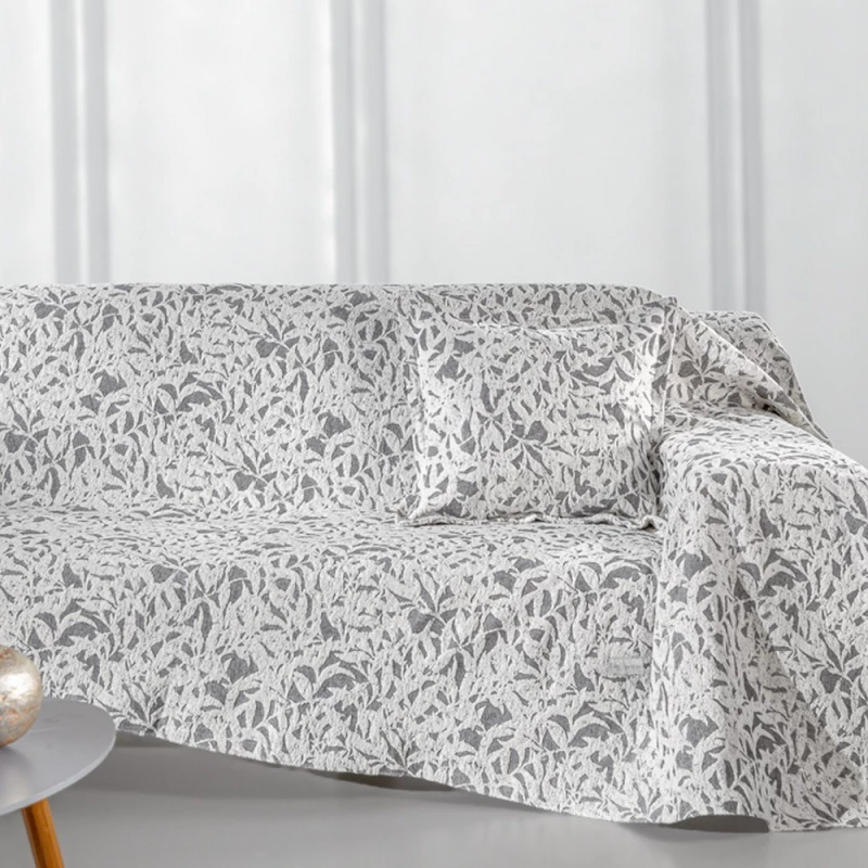 Ριχτάρι Blossom Smoke Guy Laroche Πολυθρόνα 180x145cm Βαμβάκι-Chenille