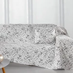Ριχτάρι Blossom Smoke Guy Laroche Πολυθρόνα 180x145cm Βαμβάκι-Chenille
