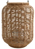 Φανάρι Ψάθινο Umeko 726-124-014 28x38cm Natural Ψάθα