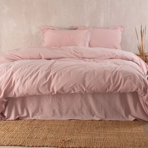 Πάπλωμα Whisper (Σετ 3τμχ) Pink Ρυθμός Υπέρδιπλo 230x260cm 100% Βαμβάκι