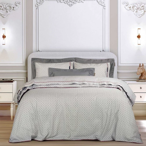 Σεντόνια 2267 (Σετ 4τμχ) Beige-Grey Greenwich Polo Club King Size 260x280cm 100% Βαμβακοσατέν