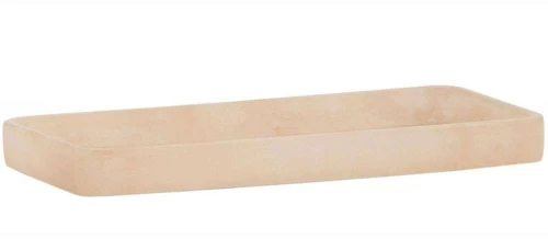 Δίσκος Μπάνιου Nacar AH-BA24198 25x11x2,5cm Beige Andrea House Πολυρεσίνη