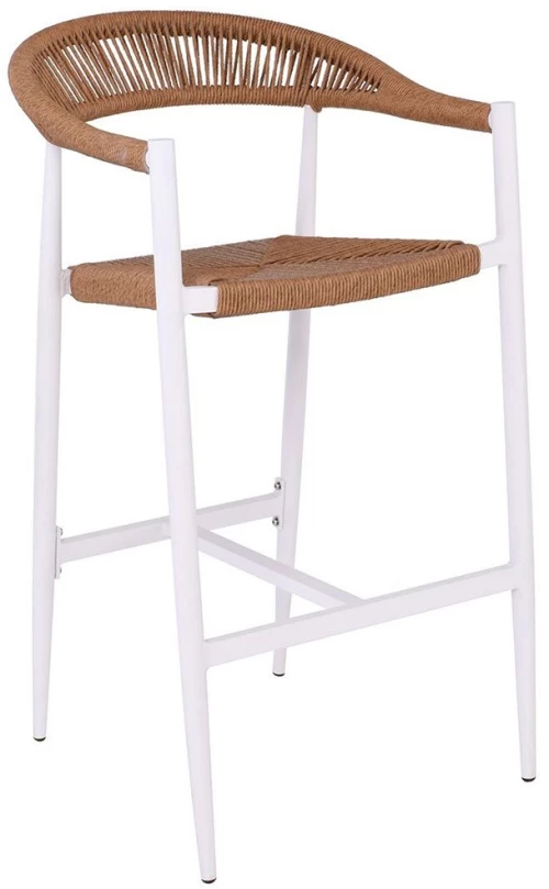 Σκαμπό Bar Mady Ε6720,2 56x58x105cm Natural-White