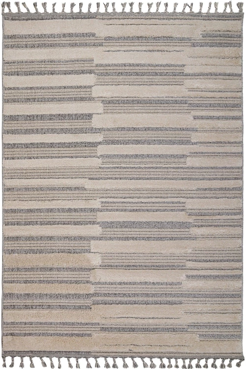 Χαλί Momentum S713A White-Light Grey Βιοκαρπέτ 200X290cm