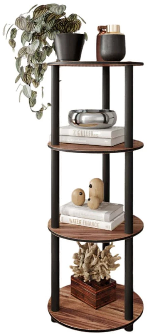 Ραφιέρα Δαπέδου 282PTR1128 Φ34x106cm Walnut