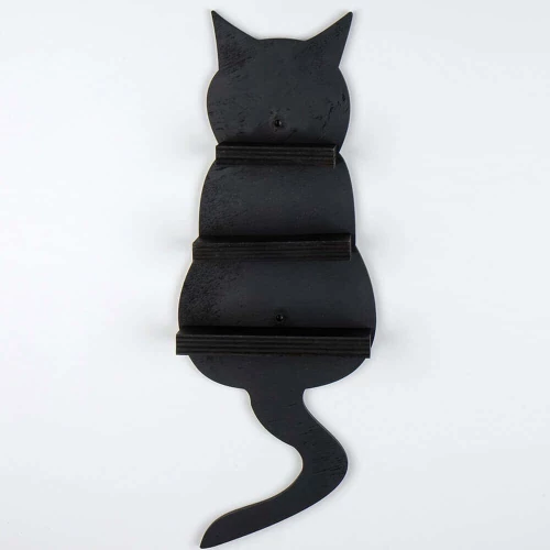 Ραφιέρα Τοίχου 268EVL1276 48x10x17cm Black