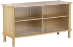 Μπουφές Italic Glass Doors 5523-2C5523-2 135x48x73.4cm Oak Natural