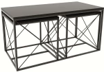 Ζιγκόν Defne (Σετ 3Τμχ) 854KLN2909 100x50x52/45x45x52cm Anthracite