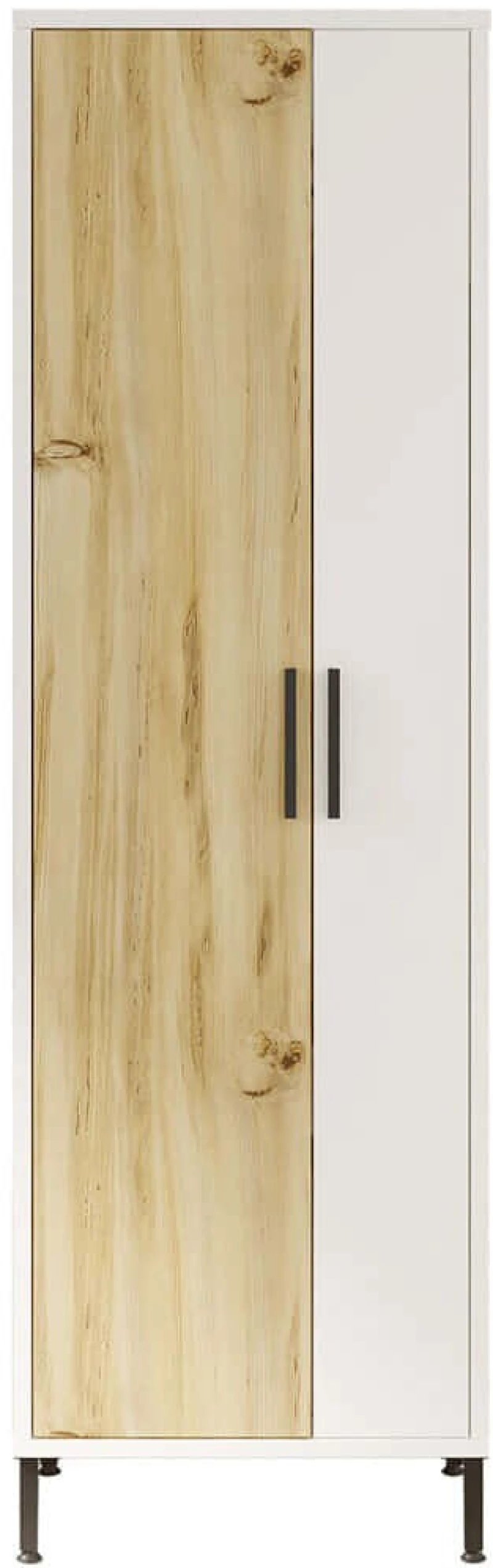 Στήλη Μπάνιου 956LCS1552 50,4x35,7x165cm White-Oak Μοριοσανίδα, Μέταλλο