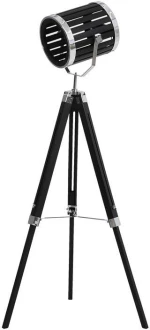Φωτιστικό Δαπέδου FL14002 Fylliana Μαύρο - Ασημί Ε27 64x64x155 εκ.