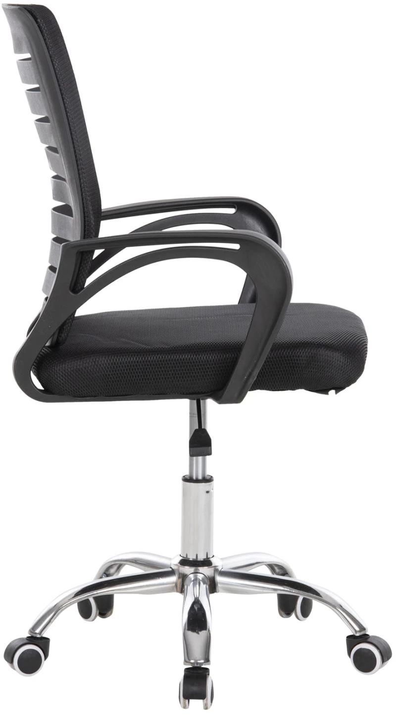 ΚΑΡΕΚΛΑ ΓΡΑΦΕΙΟΥ TRAIL2  ΜΑΥΡΟ MESH-ΠΟΔΙ ΧΡΩΜΙΟΥ 62x59x120Yεκ.