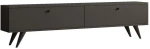 Έπιπλο τηλεόρασης Jate ανθρακί 160x25x40 εκ. 160x25x45 εκ.