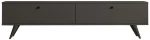 Έπιπλο τηλεόρασης Jate ανθρακί 160x25x40 εκ. 160x25x45 εκ.