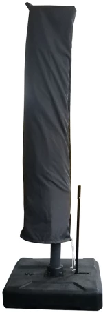 Roma/C DELUXE 4x4m, Alu. Corner Umbrella - Αλουμίνιο - 400x400x310 cm