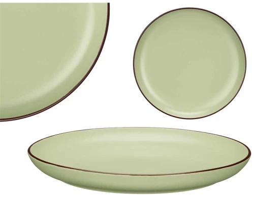 Πιάτο  κεραμικό  OLIVE GREEN  26x3cm