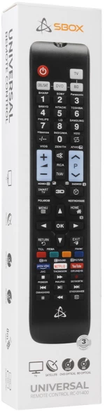 SBOX 4IN1 UNIVERSAL REMOTE CONTROL