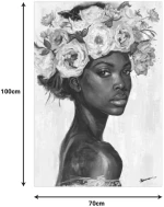 Πίνακας σε καμβά Fleri Inart 70x3.5x100εκ
