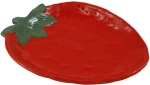 Πιατέλα κεραμικό  Φράουλα 22X17. 5X3cm