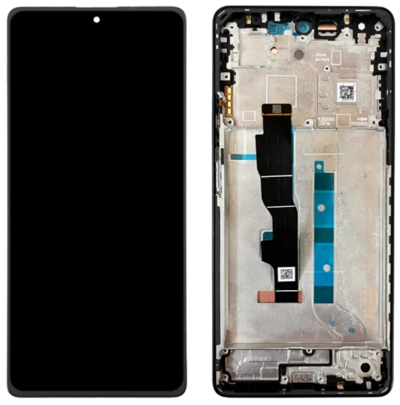 Οθόνη LCD με Πλαίσιο και Μηχανισμό Αφής για Xiaomi Redmi Note 13 5G - Μαύρη