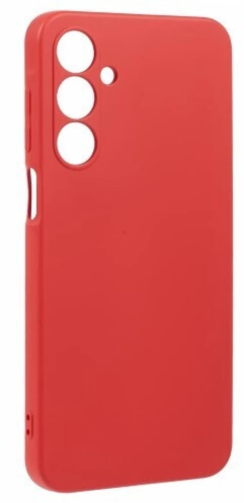 Θήκη TPU Σιλικόνης με Υφασμάτινη Επένδυση για Samsung Galaxy A16 - Κόκκινο