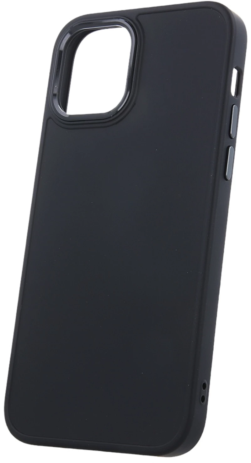 Σκληρή Θήκη Satin για iPhone 15 Plus - Μαύρο