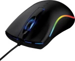 Alcatroz Ενσύρματο Ποντίκι Alcatroz RGB Asic 9 - Μαύρο