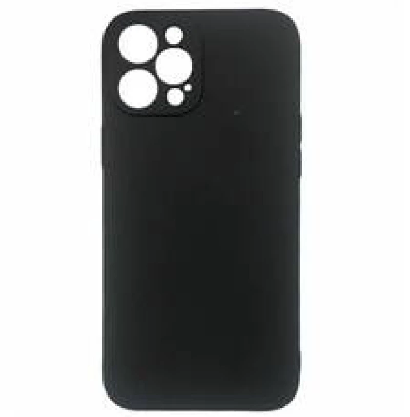 Θήκη TPU Σιλικόνης με Προστασία Κάμερας για iPhone 16 Pro Max - Μαύρο Ματ