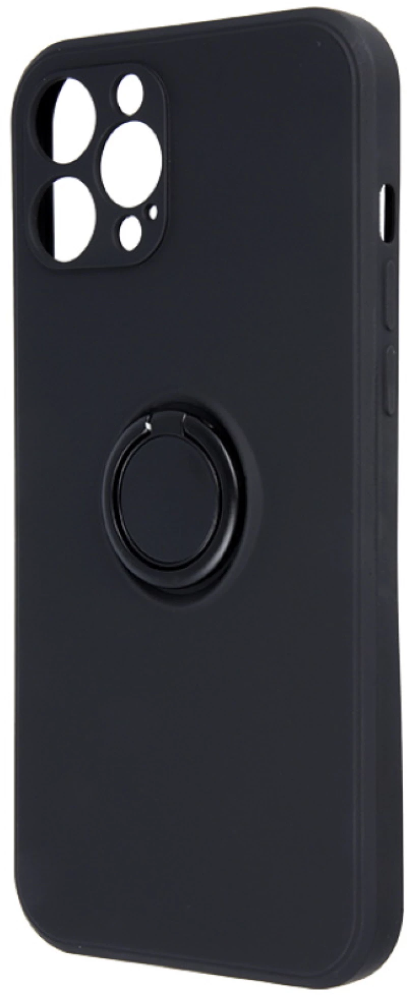Θήκη Finger Grip με Βάση Στήριξης Δαχτυλίδι για iPhone 15 Pro Max - Μαύρο