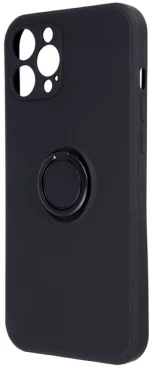 Θήκη Finger Grip με Βάση Στήριξης Δαχτυλίδι για iPhone 15 Pro Max - Μαύρο