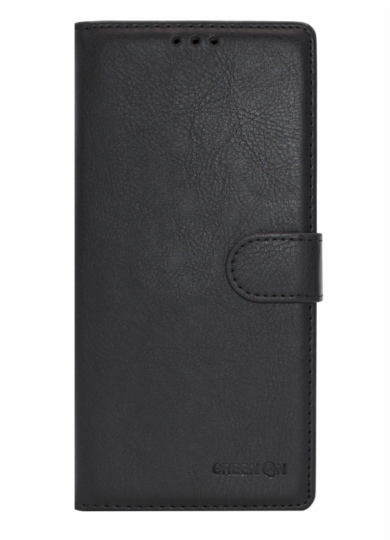 Θήκη GREEN ON Book Style με Λουράκι για iPhone 14 Pro Max - Μαύρη