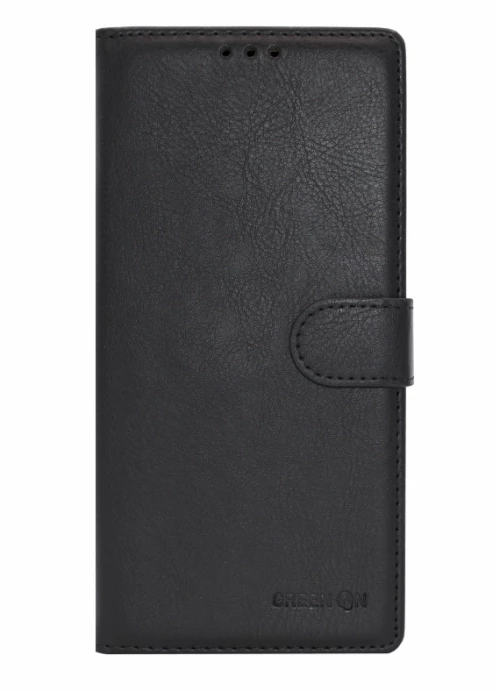 Θήκη GREEN ON Book Style με Λουράκι για iPhone 14 Pro Max - Μαύρη