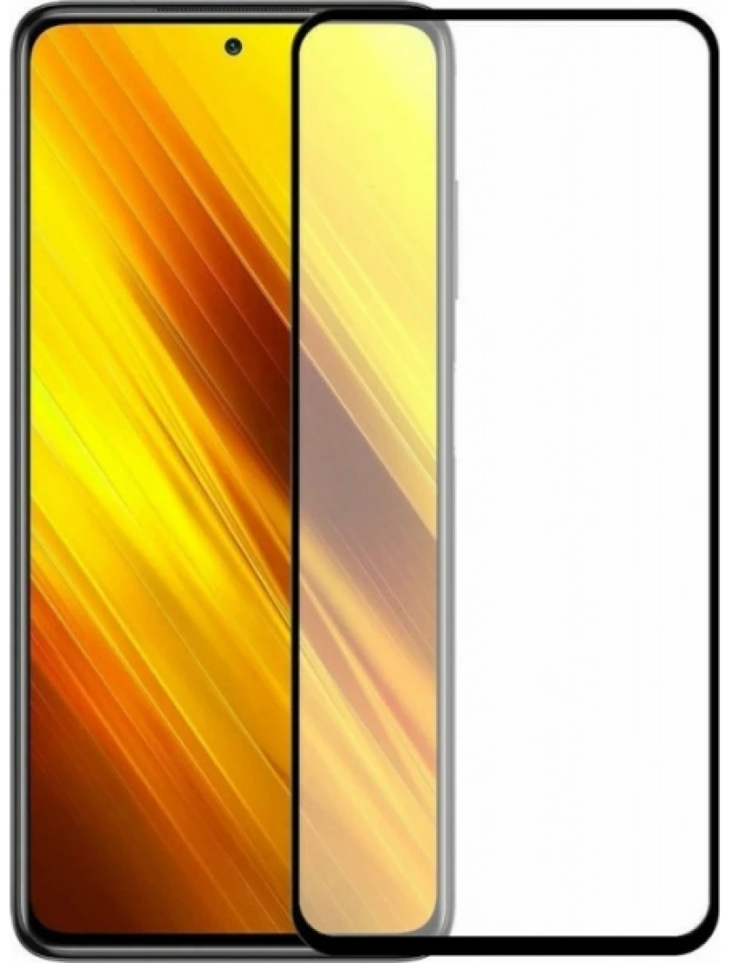 Tempered Glass FULL GLUE για Xiaomi Redmi Note 12 Pro 5G / Note 12 Pro Plus 5G / Poco X5 Pro - Μαύρο Πλαίσιο