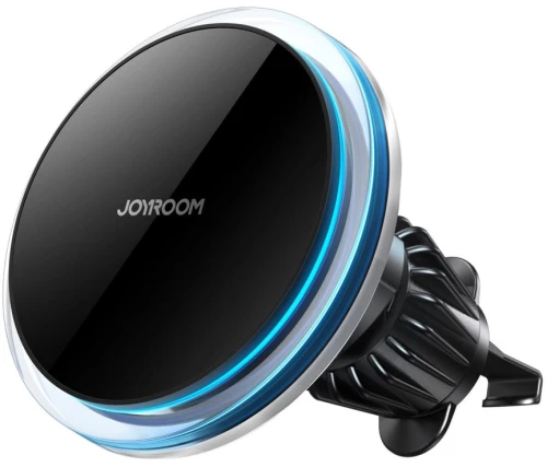 Joyroom Αυτοκινήτου Βάση Qi Ασύρματος Induction Φορτιστής 15w για Ventilation Grille - Ασημί JR-ZS291 vent