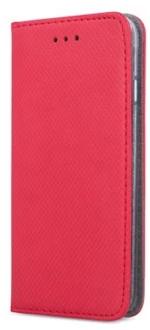 Υφασμάτινη Μαγνητική Θήκη Book Style για Xiaomi Redmi Note 11 Pro / Note 12 Pro 4G - Κόκκινο