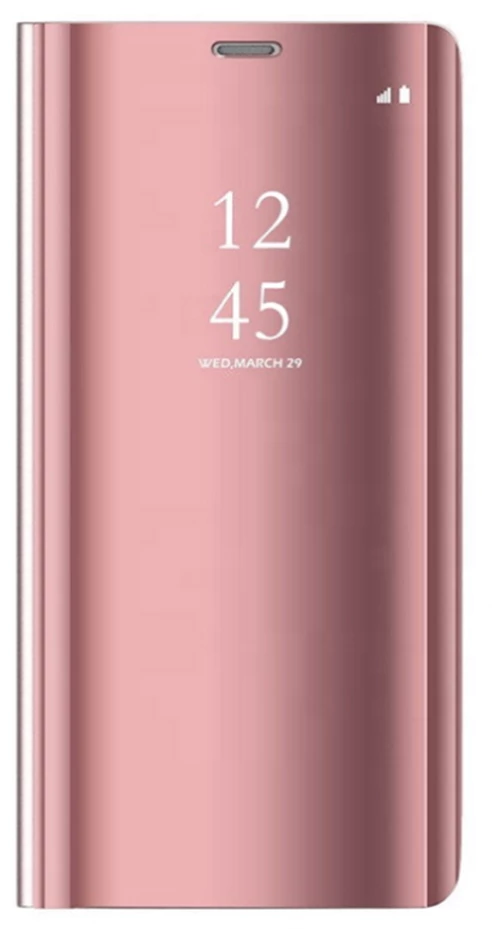 Θήκη Book Style Clear View για Xiaomi Mi 10T / Mi 10T Pro - Ροζ Χρυσό