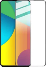 Full Glue Tempered Glass για Galaxy A71 - Μαύρο Πλαίσιο