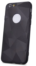 Θήκη TPU Σιλικόνης Geometric Style Shine για iPhone XS Max - Μαύρη