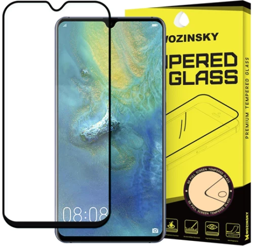 Full Glue Tempered Glass WOZINSKY για Huawei Mate 20 - Μαύρο Πλαίσιο