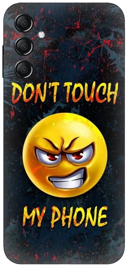 Don't Touch My Phone Emoji Case θήκη για Samsung Galaxy S24 FE 5G