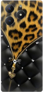 Animal Print Lady Cheetah Silicone Case θήκη για Realme C61 4G